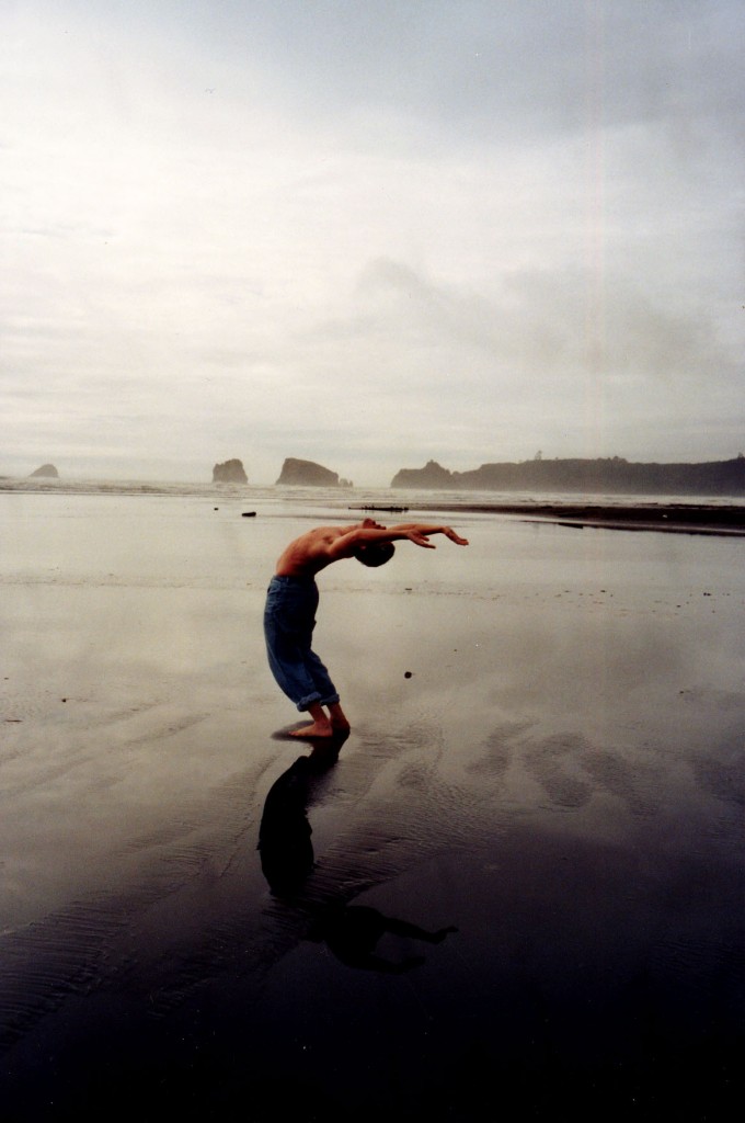 Photo - Training on beach-backbend 300dpi