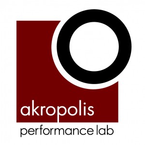 Akropolis Performance Lab's new logo, designed by Carmen Lau-Woo, 2014