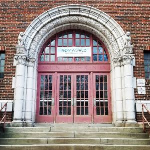 Entrance to The Balch Street Theatre, home of New World Performance Laboratory (Akron OH) | Photo: Joseph Lavy